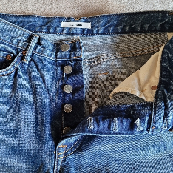 GRLFRND Helena straight leg cropped jeans size 27 - Picture 14 of 16